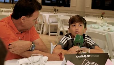 La tierna entrevista a Thiago Messi durante un torneo con Inter Miami: su sueño de jugar en Argentina