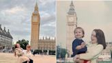 Lindsay Lohan Recreates Throwback London Photo from Her Parent Trap Days with Brother Dakota
