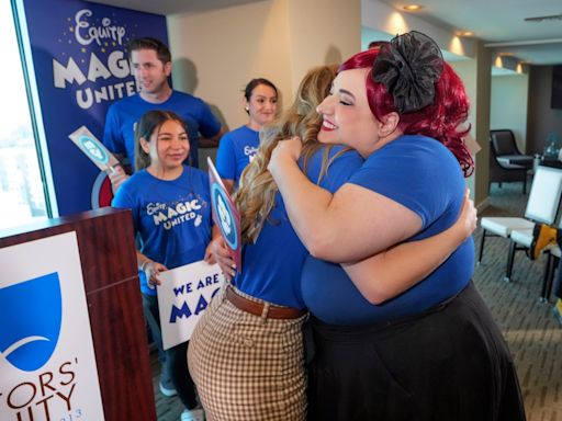 California Disney characters are unionizing decades after Florida peers. Hollywood plays a role