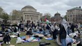 Sentada pro palestina en Universidad de Columbia