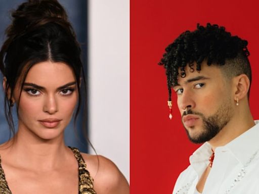 FOTO: Kendall Jenner descalza cerró el Museo de Louvre de París para tener una cita con Bad Bunny