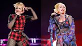 Gwen Stefani Rocks Coachella Weekend Two in Punk-inspired Plaid Bodysuit and Blazer