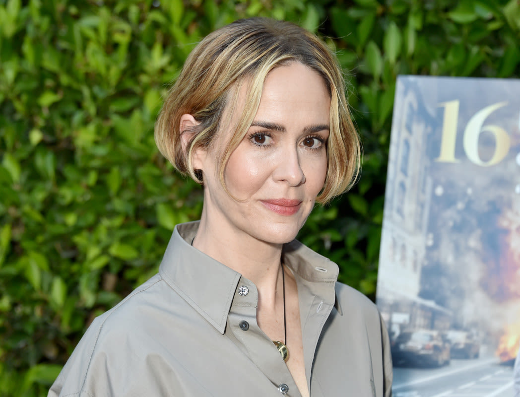 Sarah Paulson Details Hilariously Protective Way She Walks Her 3 Dogs