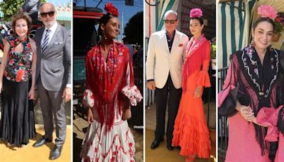 Ana Rosa Quintana, Victoria Federica, Carlos Herrera, Toñi Moreno... Los looks de los famosos en la Feria de Abril