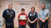 11-year-old boy recognised for bravery by police