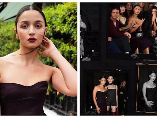 Alia Bhatt looks bewitching in black as she drops photos from her London event; Neetu Kapoor and Soni Razdan REACT - Times of India