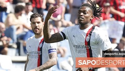 Rafael Leão vai ser capitão do Milan frente à Juventus