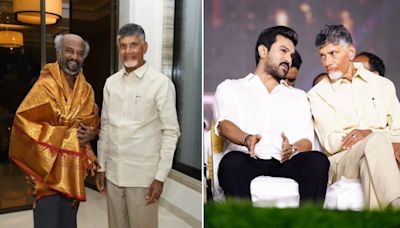 Rajinikanth, Ram Charan to Jr NTR: South stars congratulate Chandrababu Naidu