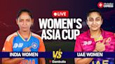 India vs United Arab Emirates Women’s Asia Cup T20 2024 Live Score: Will IND test bench strength against UAE?
