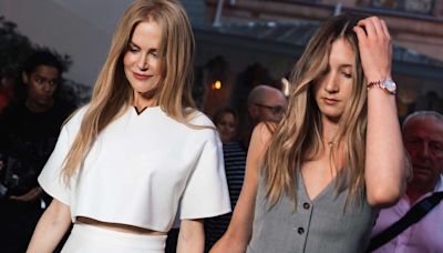 Nicole Kidman's Daughter Sunday Makes Rare Public Appearance Alongside Her Mom at Paris Event