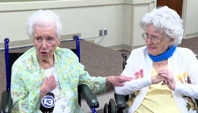 Twin sisters celebrate 102nd birthdays with a call for kindness