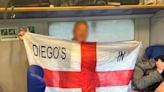 FA bans England fan pictured mocking Diego Maradona’s death before Italy match in Naples