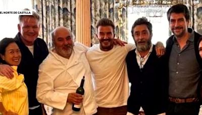 Los Beckham lo dan todo en Valladolid: visitan una exclusiva bodega junto a Gordon Ramsey