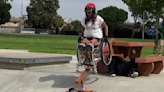 Clip: Daewon Song helps adaptive athlete conquer her trick, teamwork at its finest