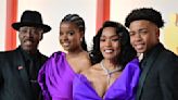 Angela Bassett and Daughter Bronwyn Match in Purple Gowns at Oscars 2023 — See the Family Photo!