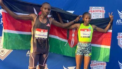 Furious finishes at AJC Peachtree Road Race as Stacy Ndiwa, Sabastian Sawe take home victories