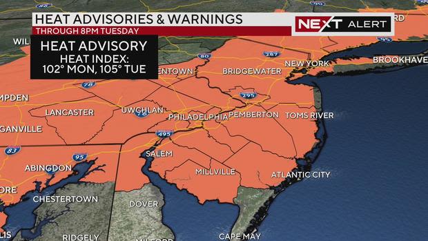 Code Orange air quality alert issued for Philadelphia area, includes Bucks, Montgomery, Delaware, Chester counties