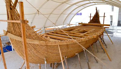 Reconstructed Bronze Age boat aces its maiden voyage