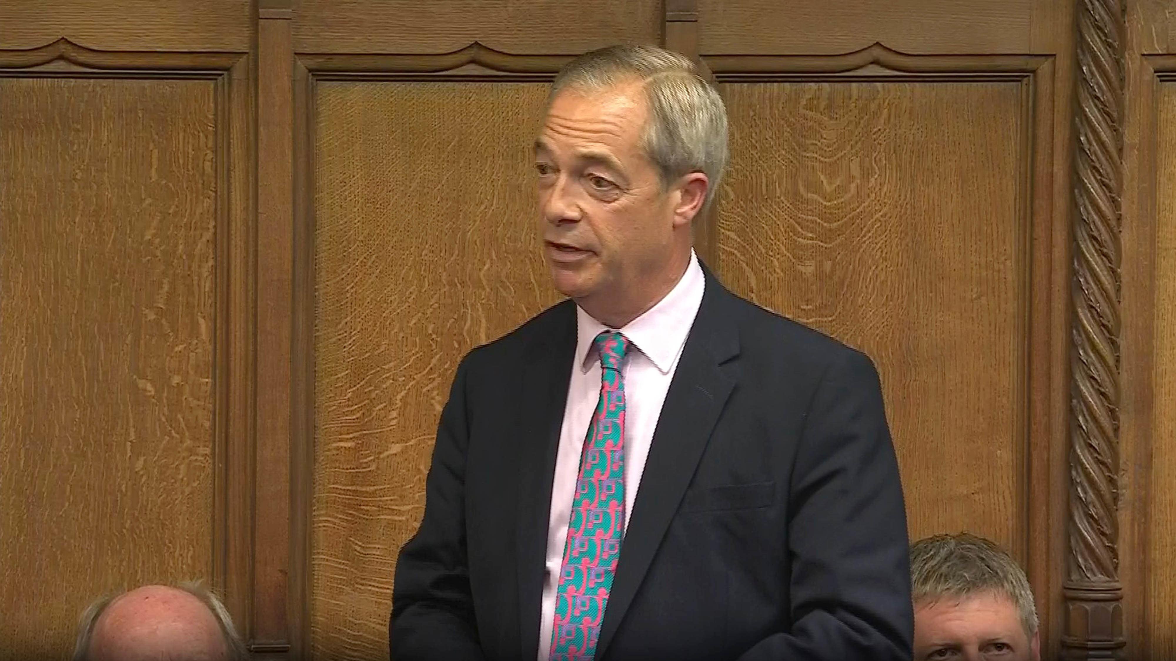 Farage hails Reform as ‘new kids on the block’ as leaders thank Speaker