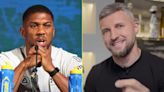 Carl Froch reveals Anthony Joshua feud is 'settled' but rival has one last dig