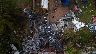 Brazilian authorities retrieve remains of all 62 people killed in fiery plane crash