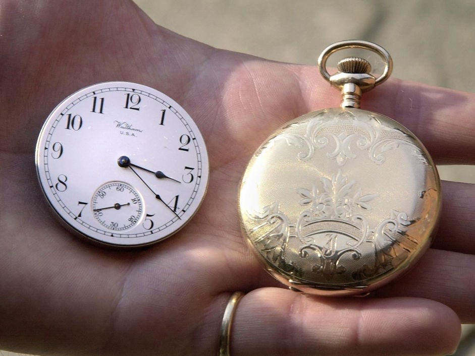 Gold pocket watch owned by the richest man on the Titanic, who died when the ship sank, fetches record $1.5 million