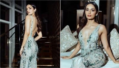 Manushi Chhillar's backless gown in new pics is the perfect choice for your best friend's summer wedding. Take notes