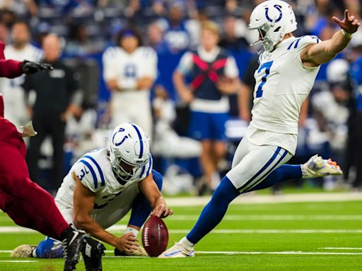 Colts kicker Matt Gay leads list of inactives for Week 1 vs. Texans