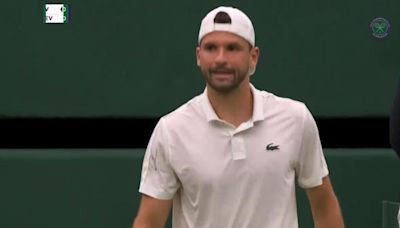 Dimitrov second injury casualty of the day on Number One court