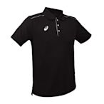 ASICS 男短袖POLO衫-吸濕排汗  台灣製 運動 上衣 2033B516-001 黑白