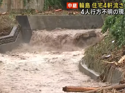 日輪島暴雨「4住家」被沖走4人失蹤！ 地震災民崩潰：又是我們