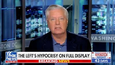 Lindsey Graham Howls About Media Pointing Out Trump’s Links to ‘Black Nazi’