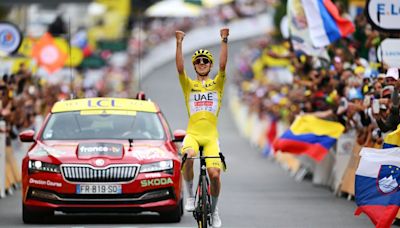 Tour de France: Tadej Pogačar takes stunning solo win on stage 19 to secure yellow jersey