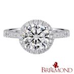 【BRILLMOND JEWELRY】GIA 1克拉 D/VS2 3EX 無螢光 鉑金台 鑽戒(主石1克拉 D/VS2 3EX NONE PT950鉑金台)