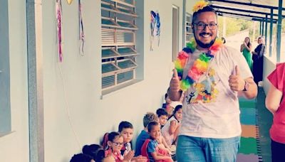 Professor de ensino infantil do interior de SP viraliza e aulas alcançam educadores de diferentes países