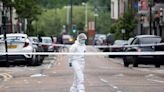 Busy town centre street cordoned off as man arrested after attack