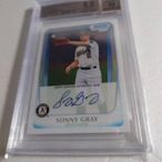 2011年強力先發SONNY GRAY限量174/500折射銀亮鑑定BGS9.5/10新人RC卡面簽名卡