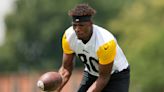 Watch Steelers TE Darnell Washington with the athletic 1-handed catch