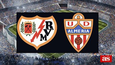 Rayo vs Almería: estadísticas previas y datos en directo | LaLiga EA Sports 2023/2024