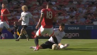 Man Utd ace Casemiro narrowly avoids nasty injury after 'ridiculous' tackle