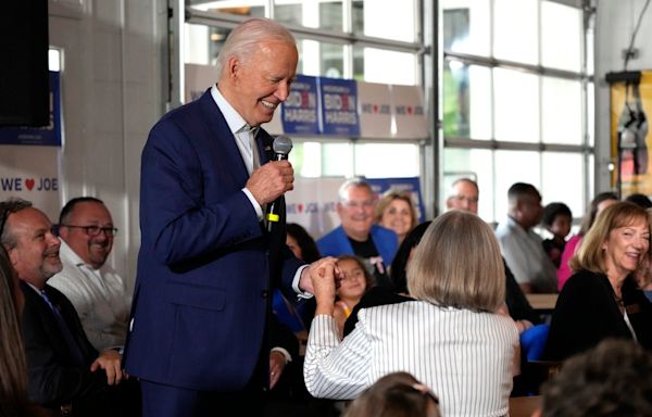 Biden news conference watched by more Americans than the Oscars as he reassures Detroit voters ‘I’m ok’: Live