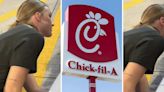 ‘Only at Chick-fil-A would they even notice’: Chick-fil-A worker notices something unusual underneath customer’s car in drive-thru