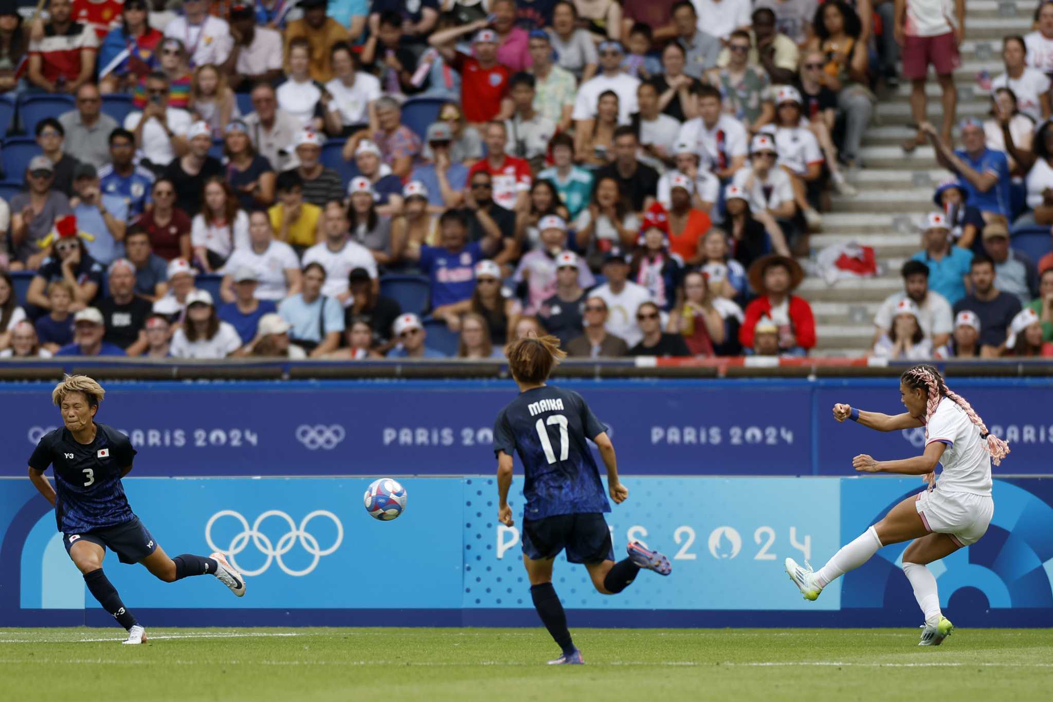 Trinity Rodman’s 'bit of magic' sends US into Olympic soccer semifinals with 1-0 win over Japan