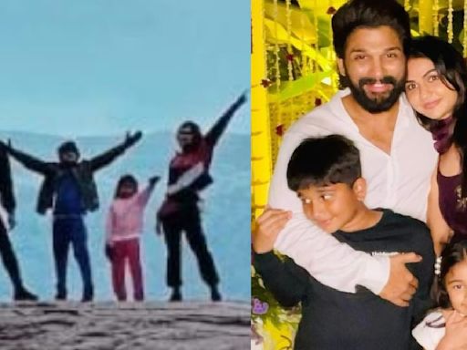 PHOTO: Amidst speculations of rift with Sukumar, Allu Arjun enjoys holiday with wife Sneha and kids in Europe