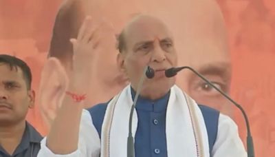 'Pray Mallikarjun Kharge Lives For 125 Years And Modi Is PM Till Then': Defence Minister Rajnath Singh Takes...