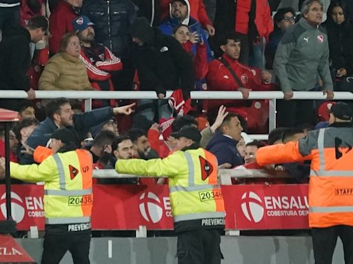 Silbidos e insultos en Independiente tras la derrota ante Talleres