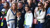 Geri Horner makes rare appearance with kids at the British Grand Prix