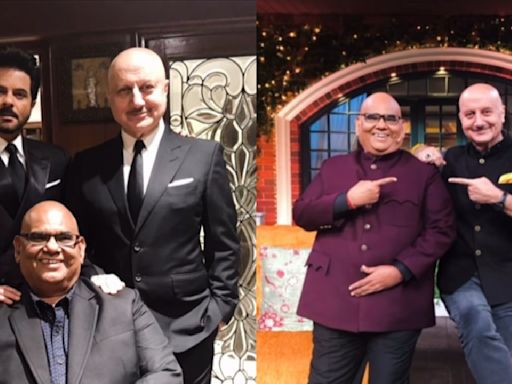 Anupam Kher misses his dear friend Satish Kaushik; shares emotional video ft their best moments along with Anil Kapoor