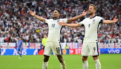 Fußball-EM, Achtelfinale - Wahnsinn mit Verlängerung! Bellingham und Kane schießen England gegen Slowakei weiter