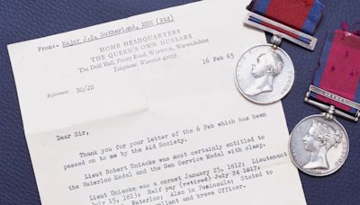 Distinguished Irish soldier’s medals head home after Shrewsbury auction